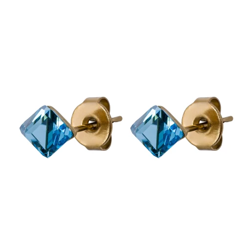 Пусеты Crystal Sky Blue SWE0127/1 SB G