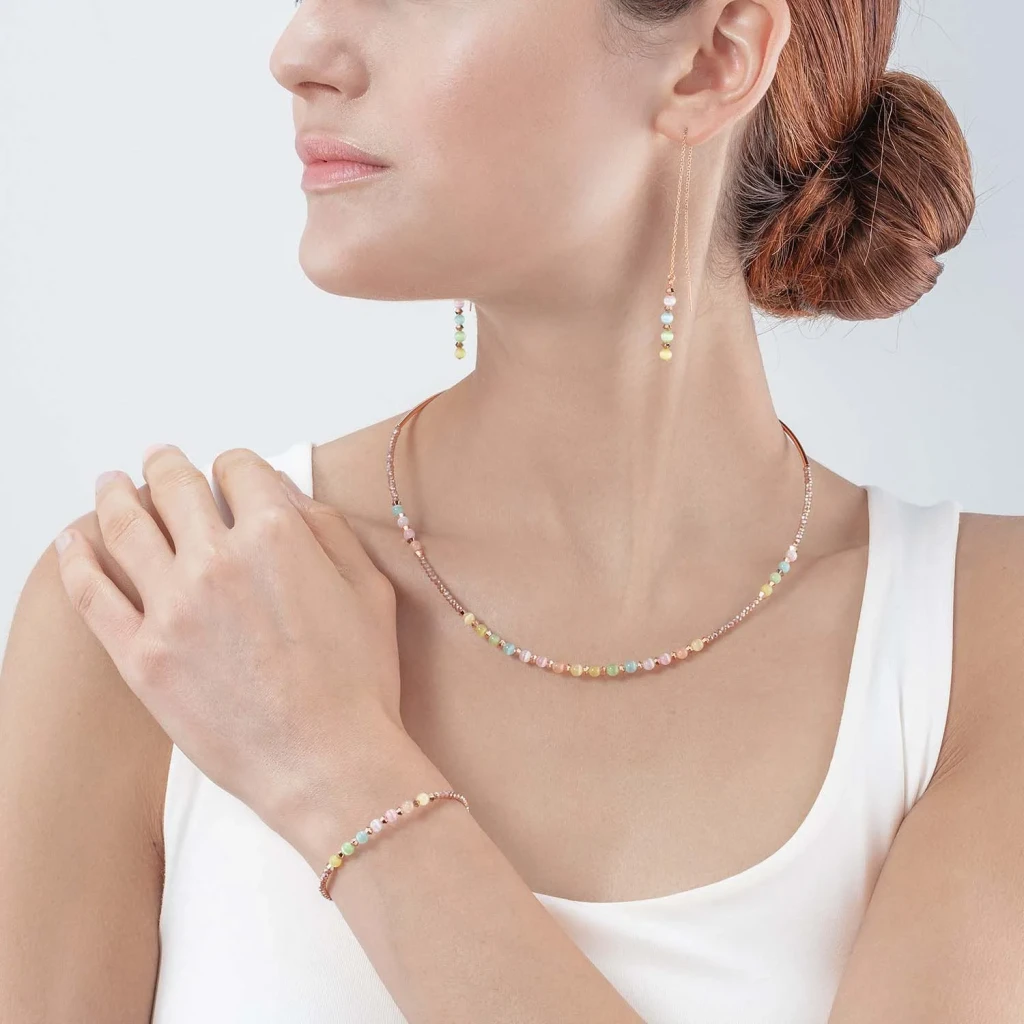 Колье Coeur de Lion Multicolour Pastel 1 6021/10-1522