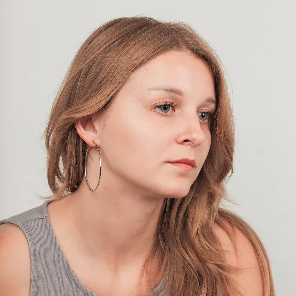 Серьги Fiore Luna Кольцо 60 AWE2950-S-2-60mm