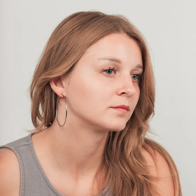 Серьги Fiore Luna Кольцо 60 AWE2950-S-2-60mm