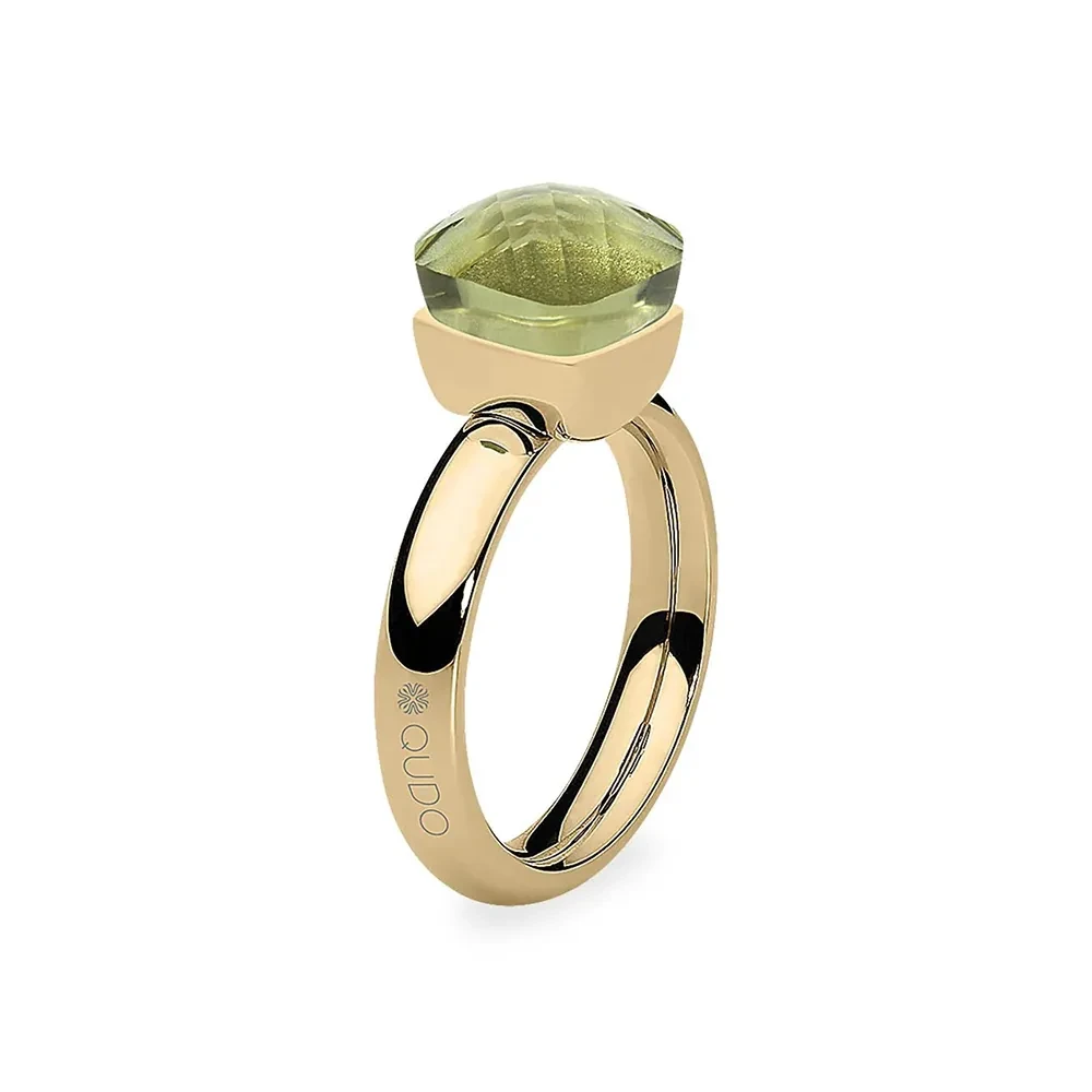 Кольцо Qudo FIRENZE 18.5 (G) Olivine 107001/40-4906 18.5