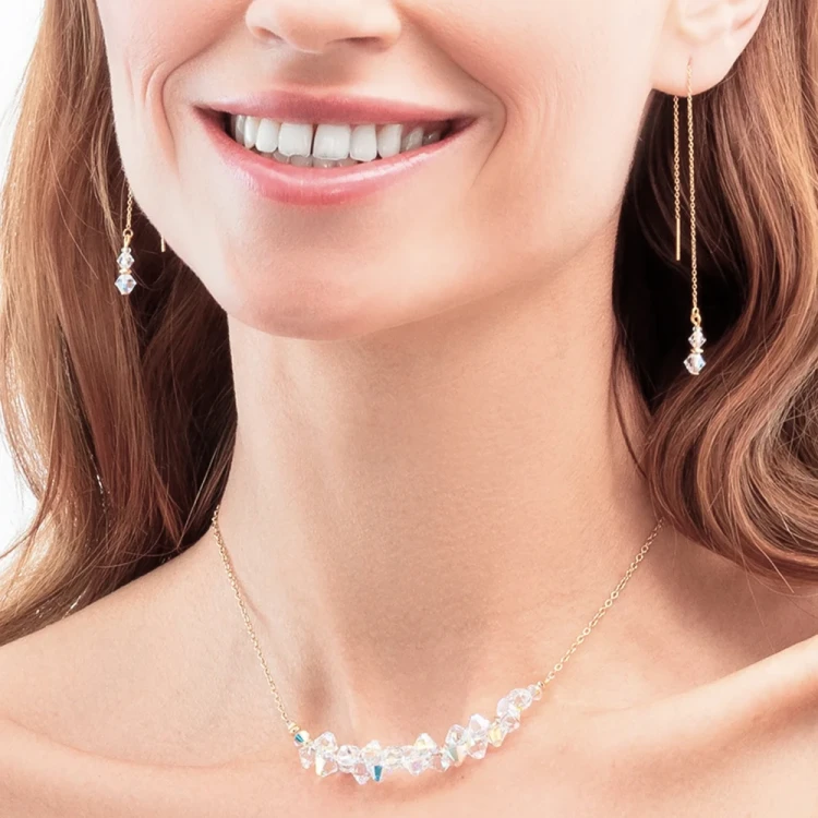 Колье Coeur de Lion Crystal-Gold 4633/10-1816