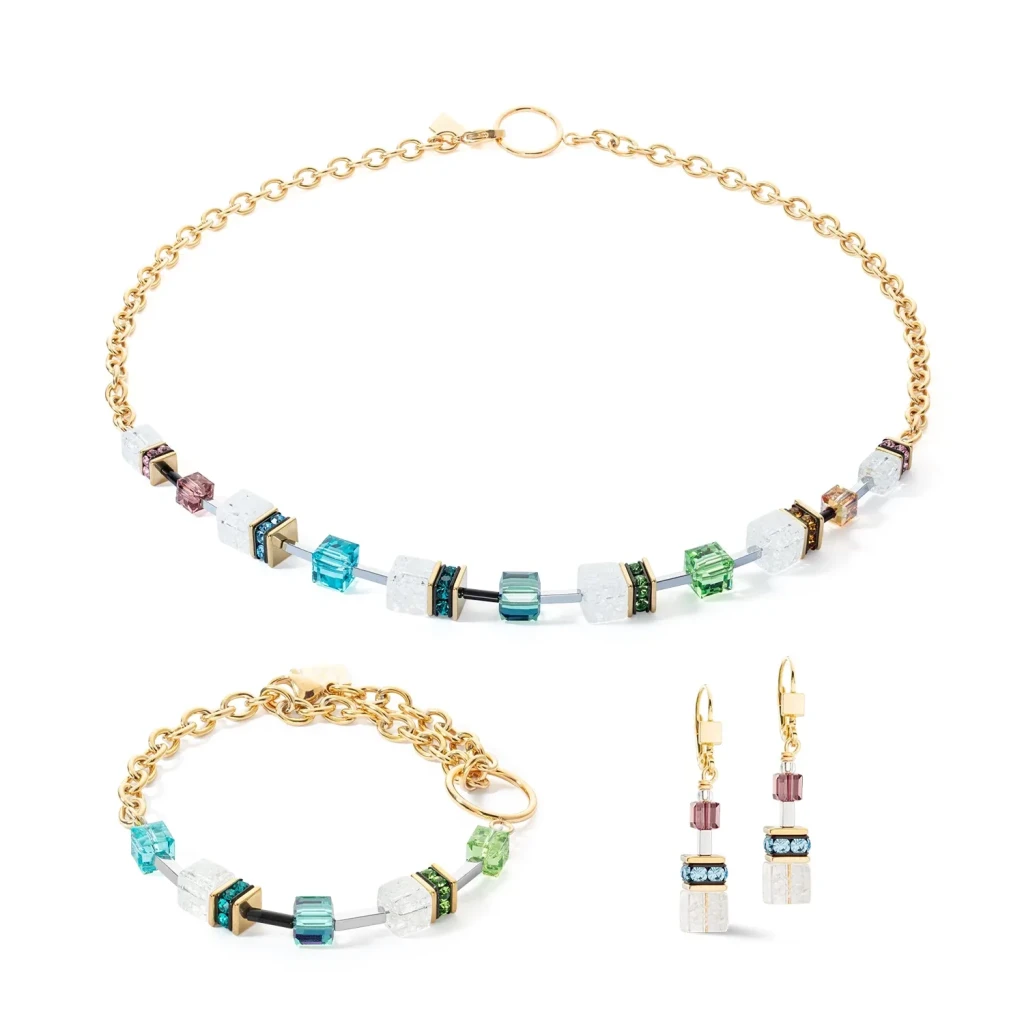 Серьги Coeur de Lion Multicolour Gold 3040/20-1516