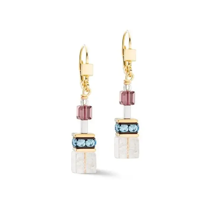 Серьги Coeur de Lion Multicolour Gold 3040/20-1516