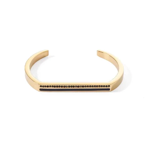 Браслет Coeur de Lion Black-Gold 18 0133/32-1316 18