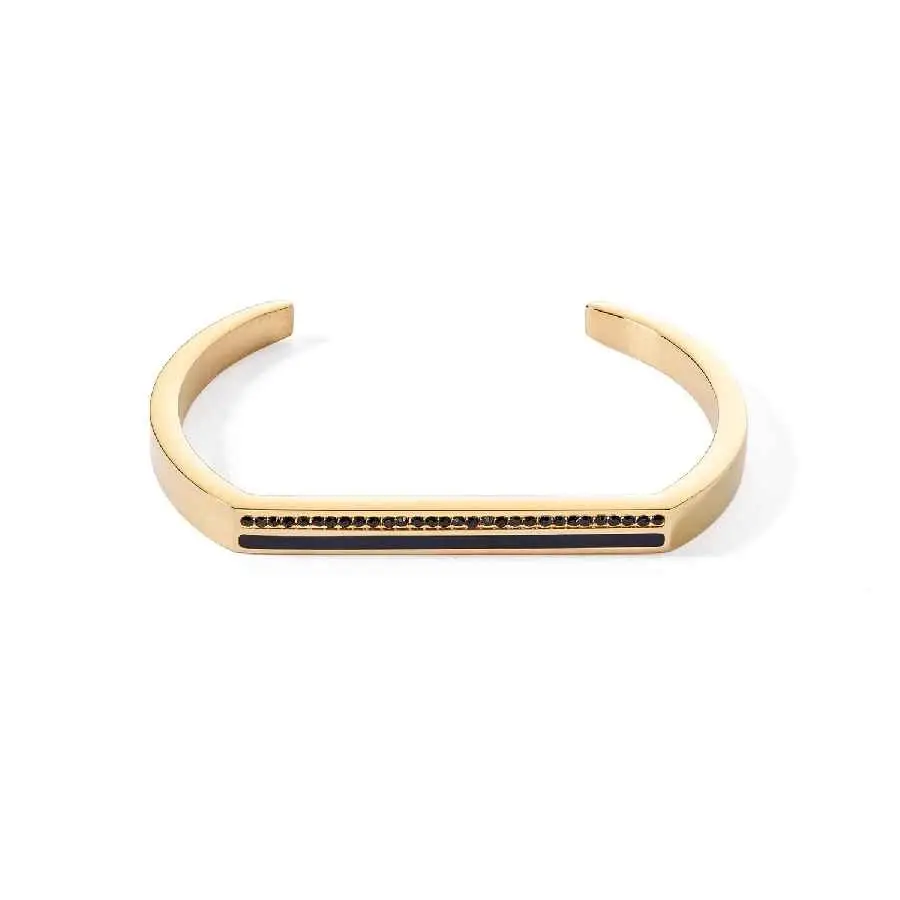 Браслет Coeur de Lion Black-Gold 18 0133/32-1316 18
