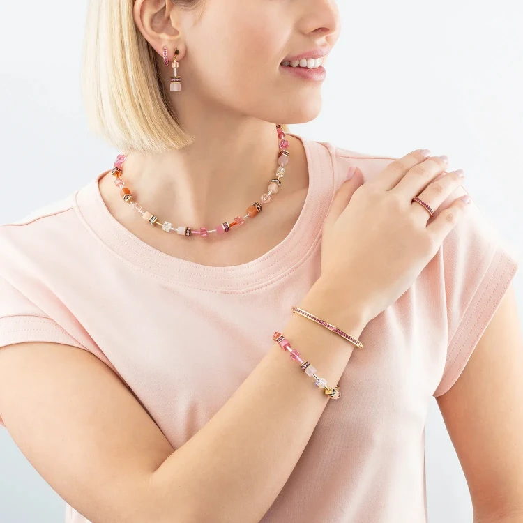 Серьги Coeur de Lion Rose-Orange 4905/21-1902