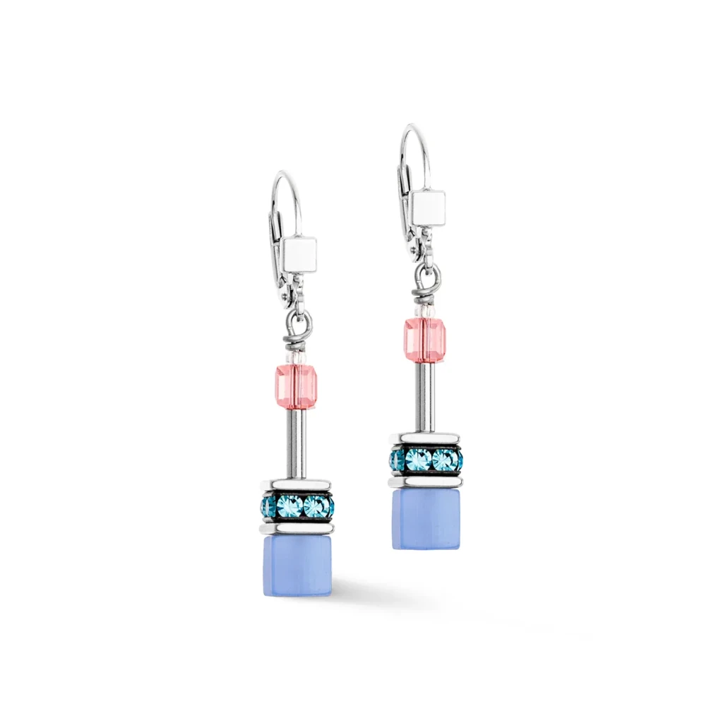 Серьги Coeur de Lion Blue-Rose 4023/20-0719