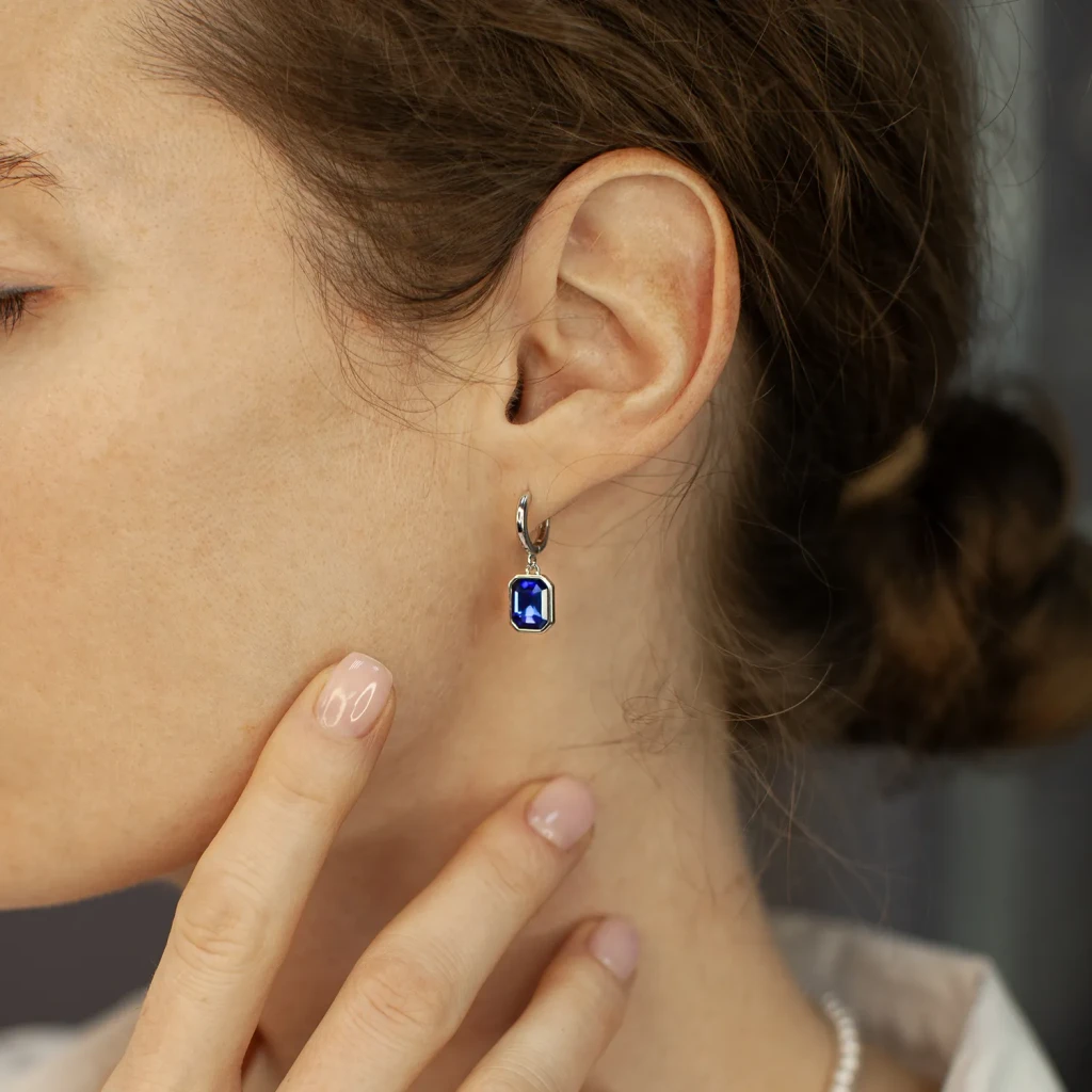 Серьги Fiore Luna SAPPHIRE ACE29031-03