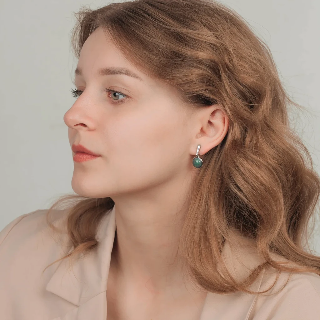 Серьги Possebon Q.Verde A0655.17 S