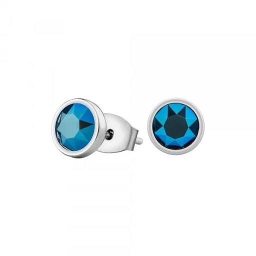 Пусеты Crystal Metallic Blue SWE297 CMB S