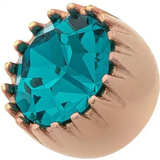 Шарм Qudo London Blue Zircon 617281 BL/RG