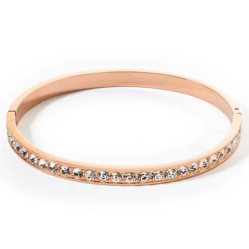 Браслет Coeur de Lion Crystal-Rose gold 19 см 0131/37-1822