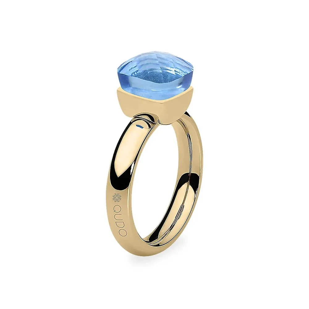 Кольцо Qudo FIRENZE 18 (G) Light Sapphire 107001/40-4715 18