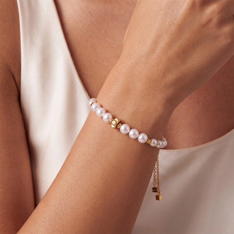 Браслет Coeur de Lion White-Gold 3032/30-1416