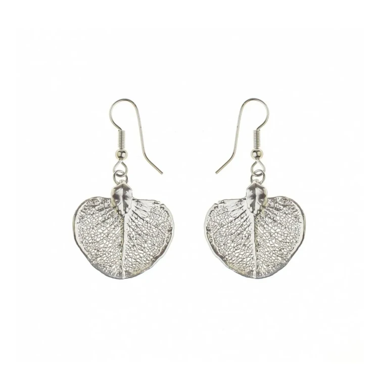 Серьги Ester Bijoux Денежный Лист LF93C-S BW