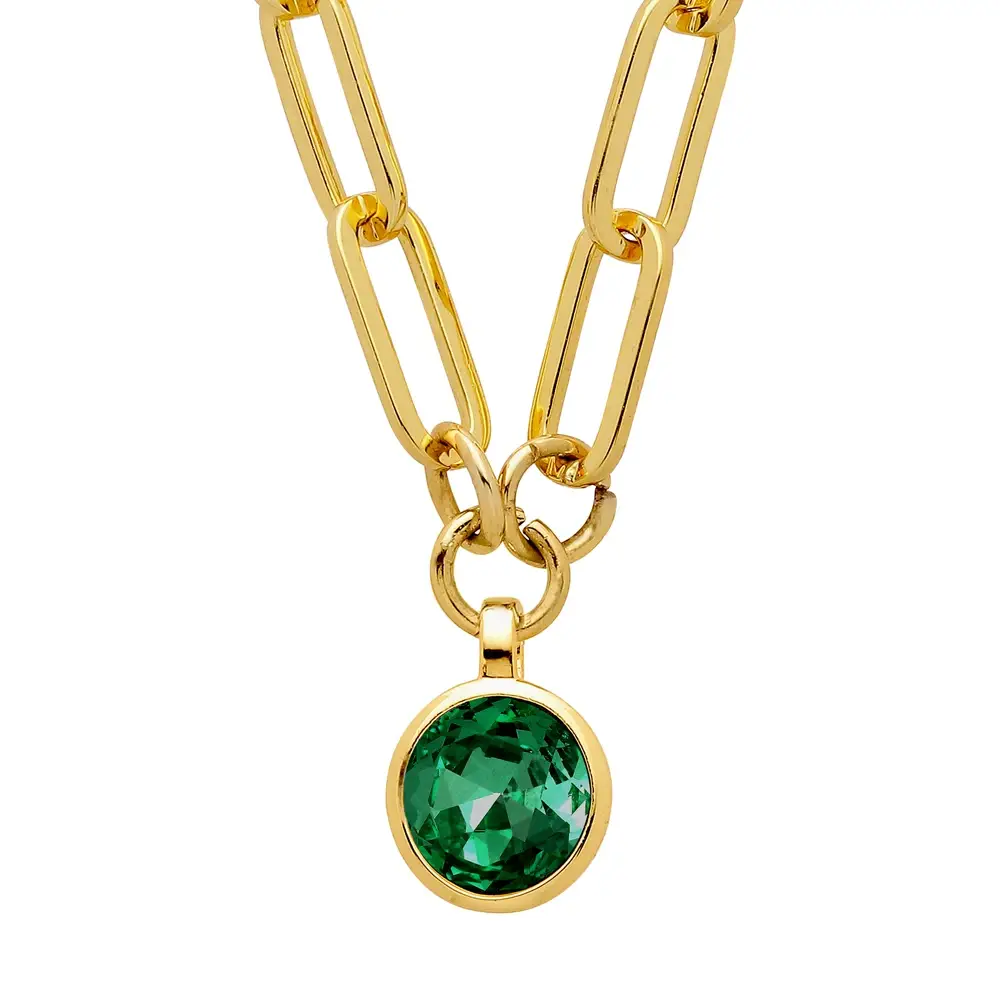 Колье Dyrberg Kern LISANNA SG EMERALD GREEN 450088