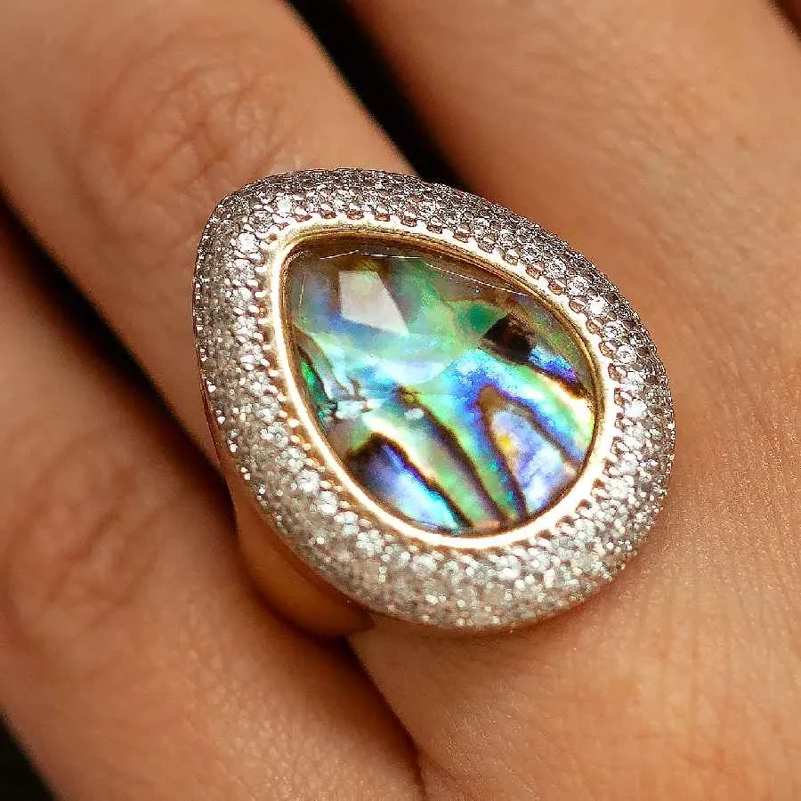Кольцо Possebon Abalone K9957.14/17,2 G 20