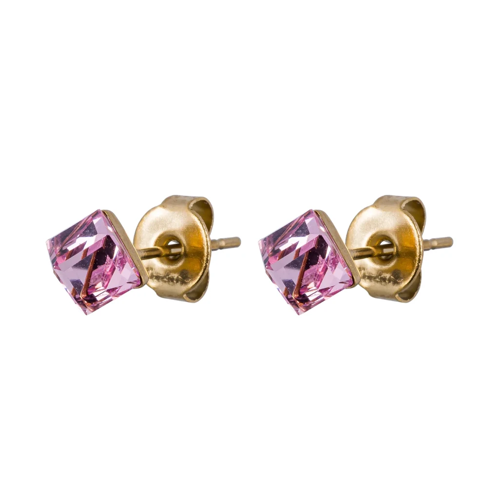 Fiore Luna Пусеты Crystal Pink SWE0127/1 P G