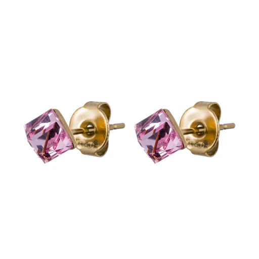 Fiore Luna Пусеты Crystal Pink SWE0127/1 P G