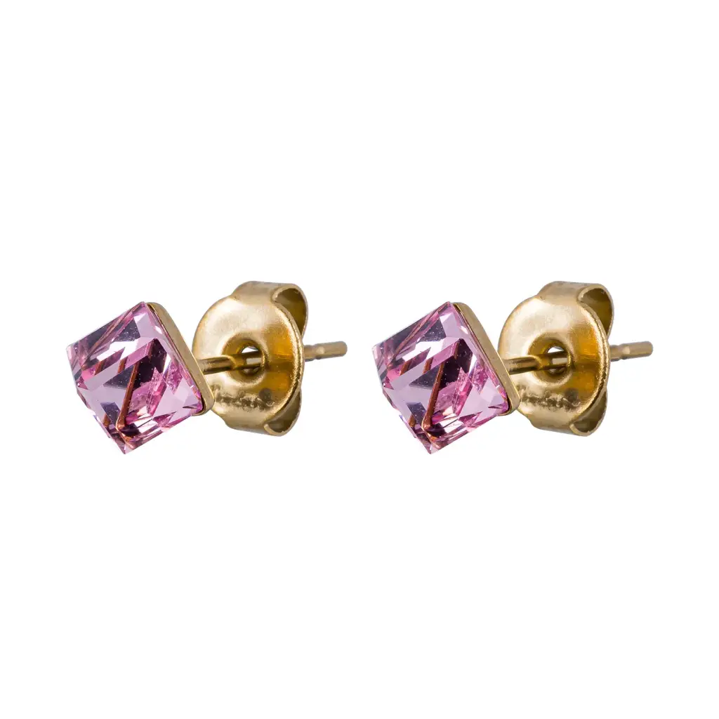 Fiore Luna Пусеты Crystal Pink SWE0127/1 P G