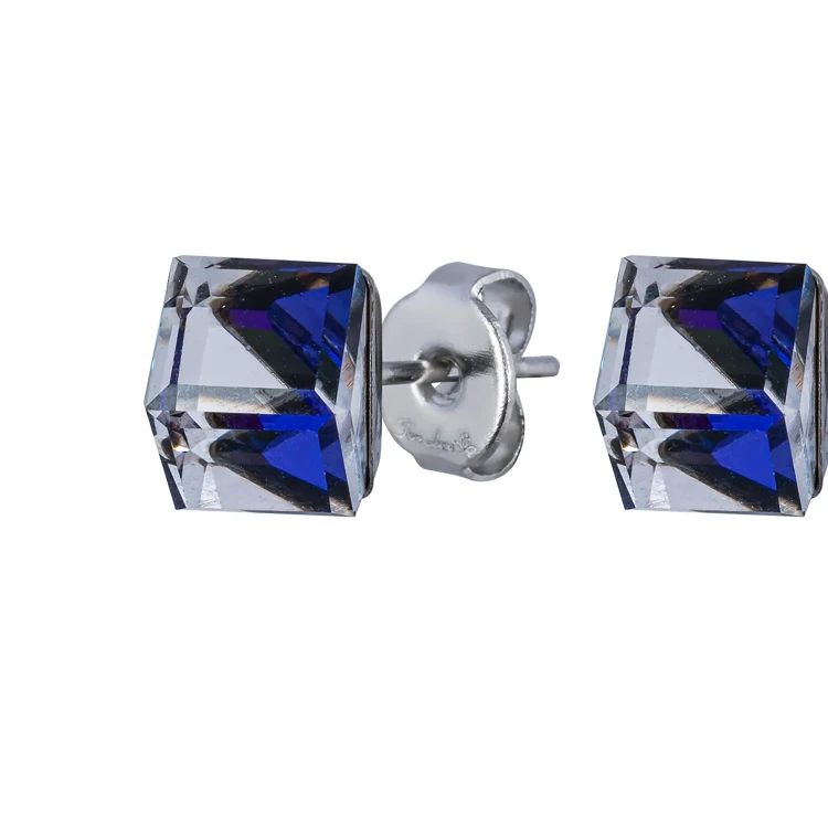 Fiore Luna Пусеты Crystal Blue SWE0127/2 B S