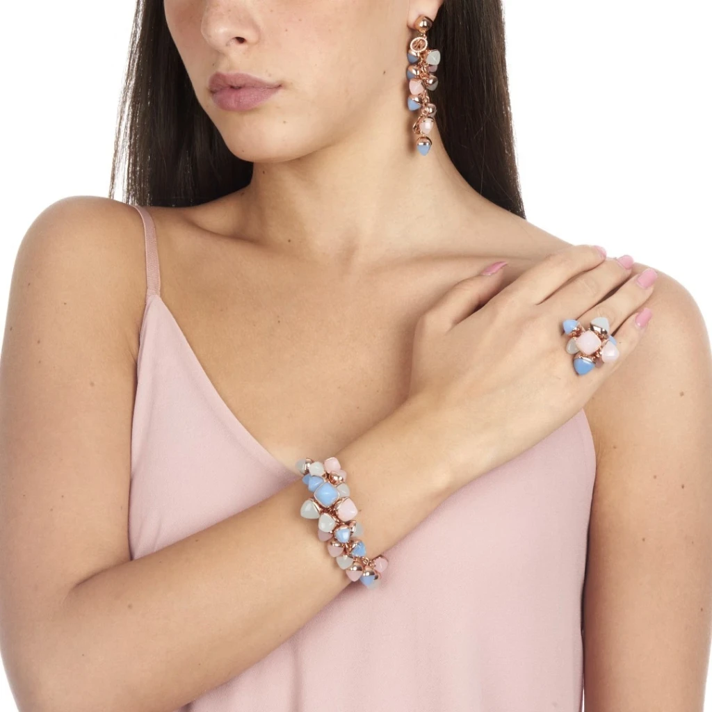 Серьги Boccadamo Caleida Blue-Rose XOR534RC BL/R/RG