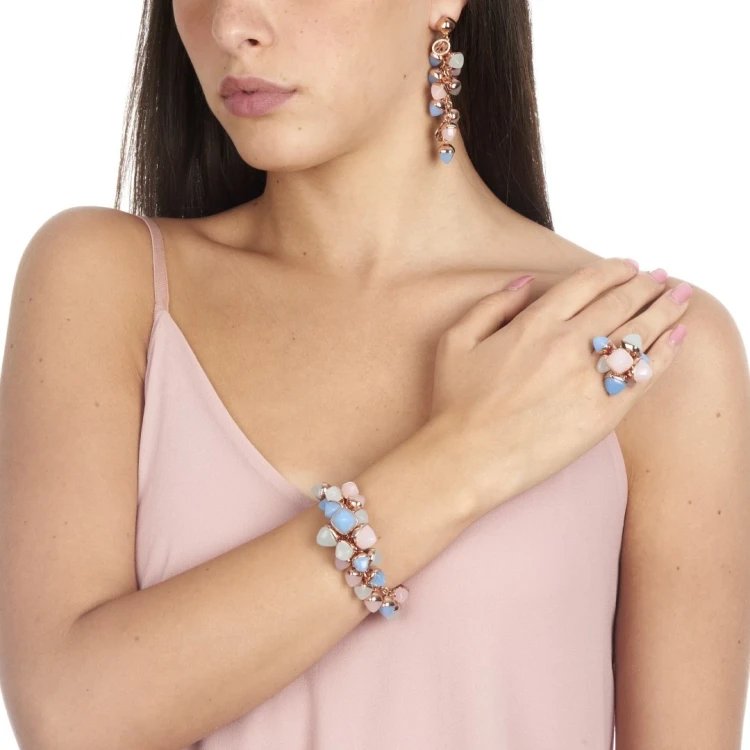 Серьги Boccadamo Caleida Blue-Rose XOR534RC BL/R/RG