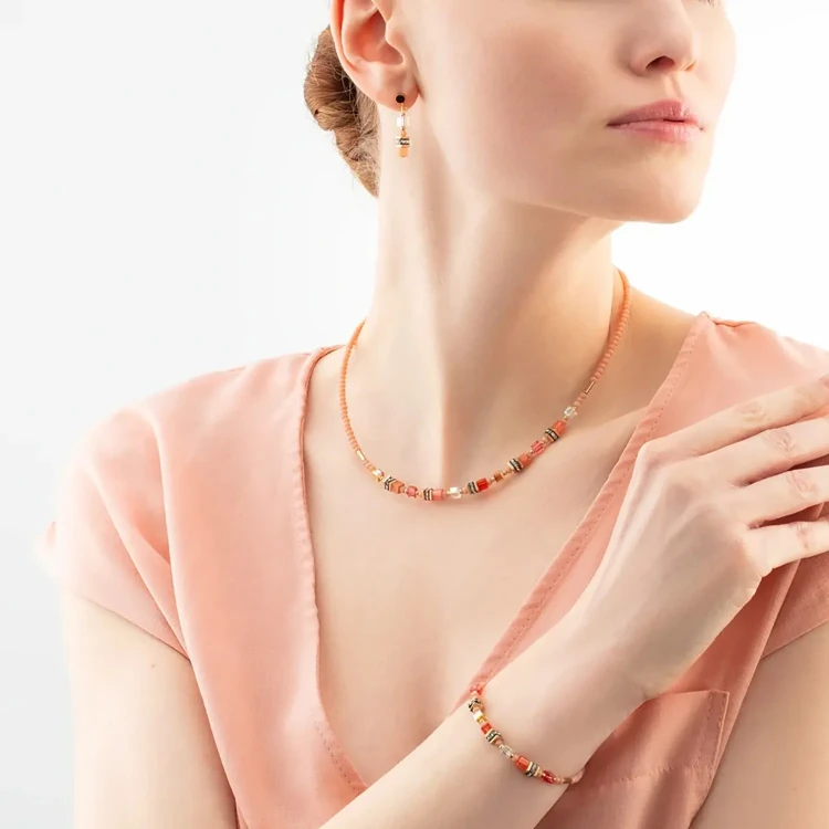 Серьги Coeur de Lion Orange 4565/21-0200