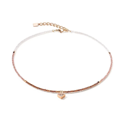 Колье Coeur de Lion  Golden Shadow - Rosegold 6006/10-1037
