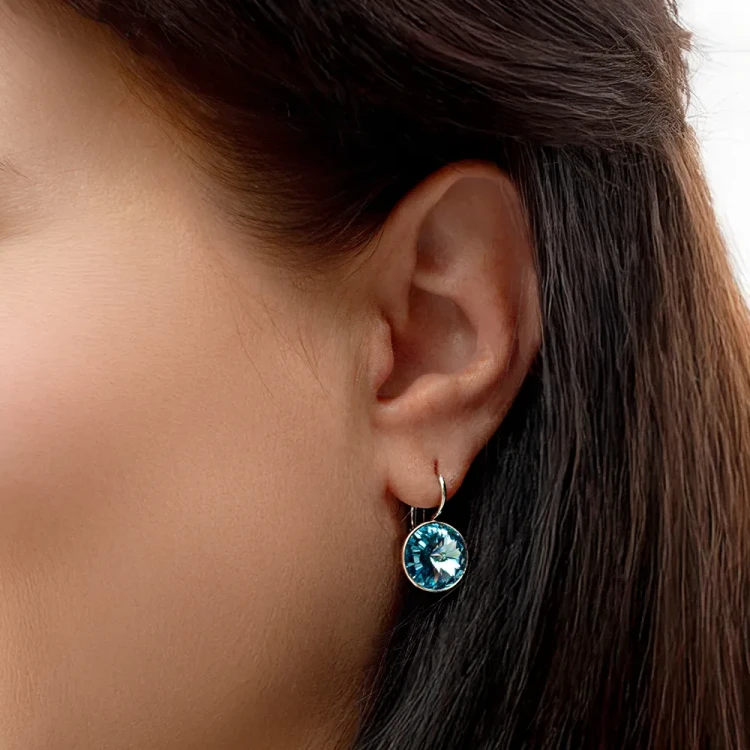 Серьги Fiore Luna Aquamarine A1903.M22 BL/S