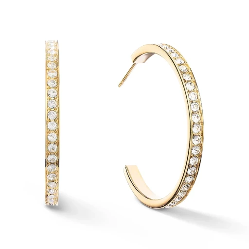 Пусеты Coeur de Lion Crystal-Gold 0128/21-1816