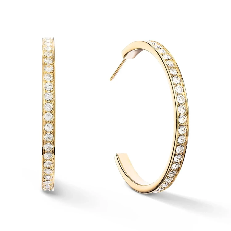 Пусеты Coeur de Lion Crystal-Gold 0128/21-1816