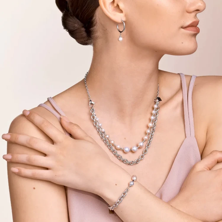 Браслет Coeur de Lion 4-In-1 White-Silver 1100/30-1417