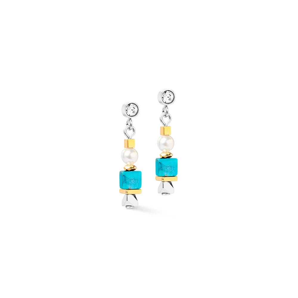 Серьги Coeur de Lion Turquoise 4314/21-0600