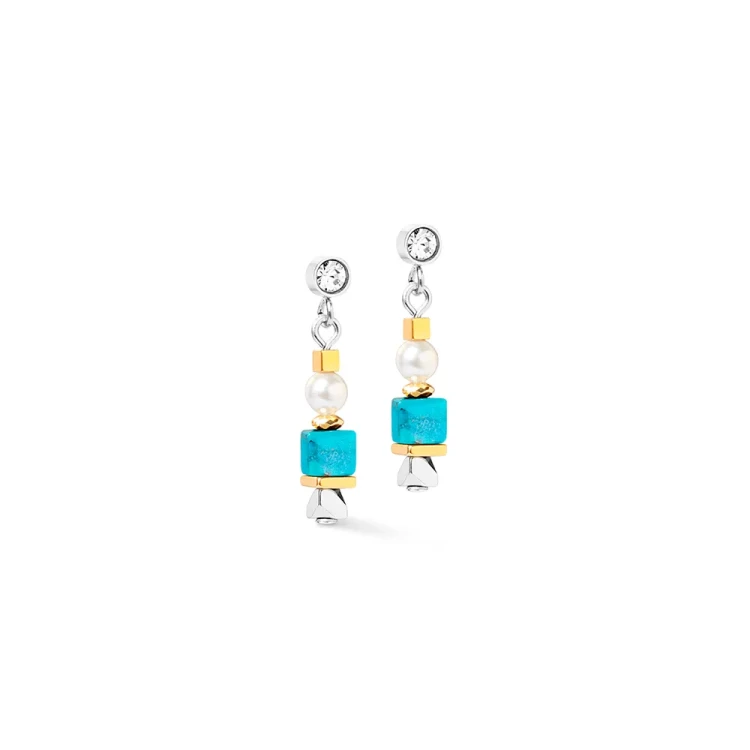 Серьги Coeur de Lion Turquoise 4314/21-0600