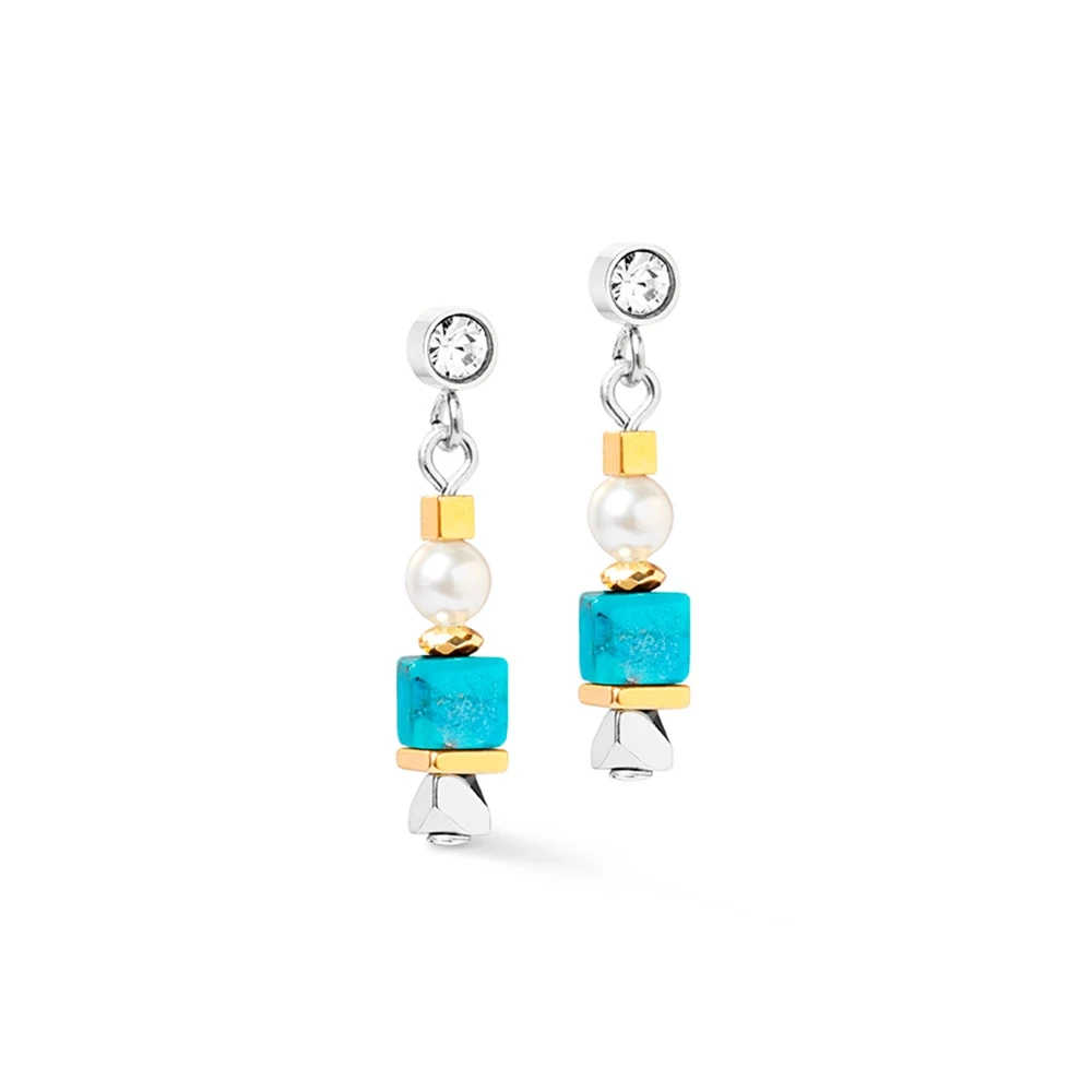 Серьги Coeur de Lion Turquoise 4314/21-0600