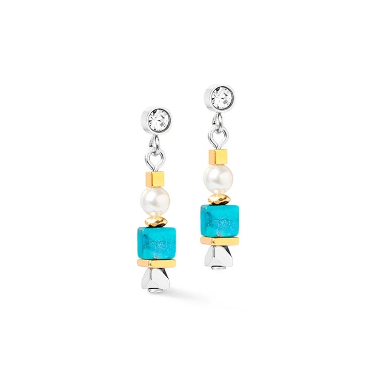 Серьги Coeur de Lion Turquoise 4314/21-0600