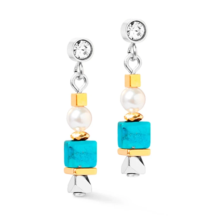 Серьги Coeur de Lion Turquoise 4314/21-0600