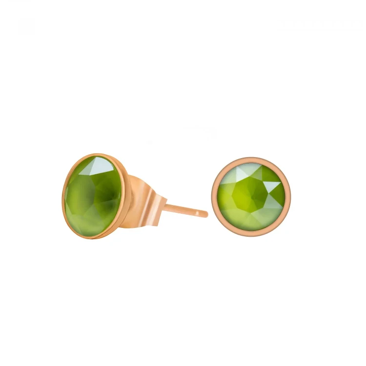 Пусеты Crystal Lime SWE298 CLIM RG