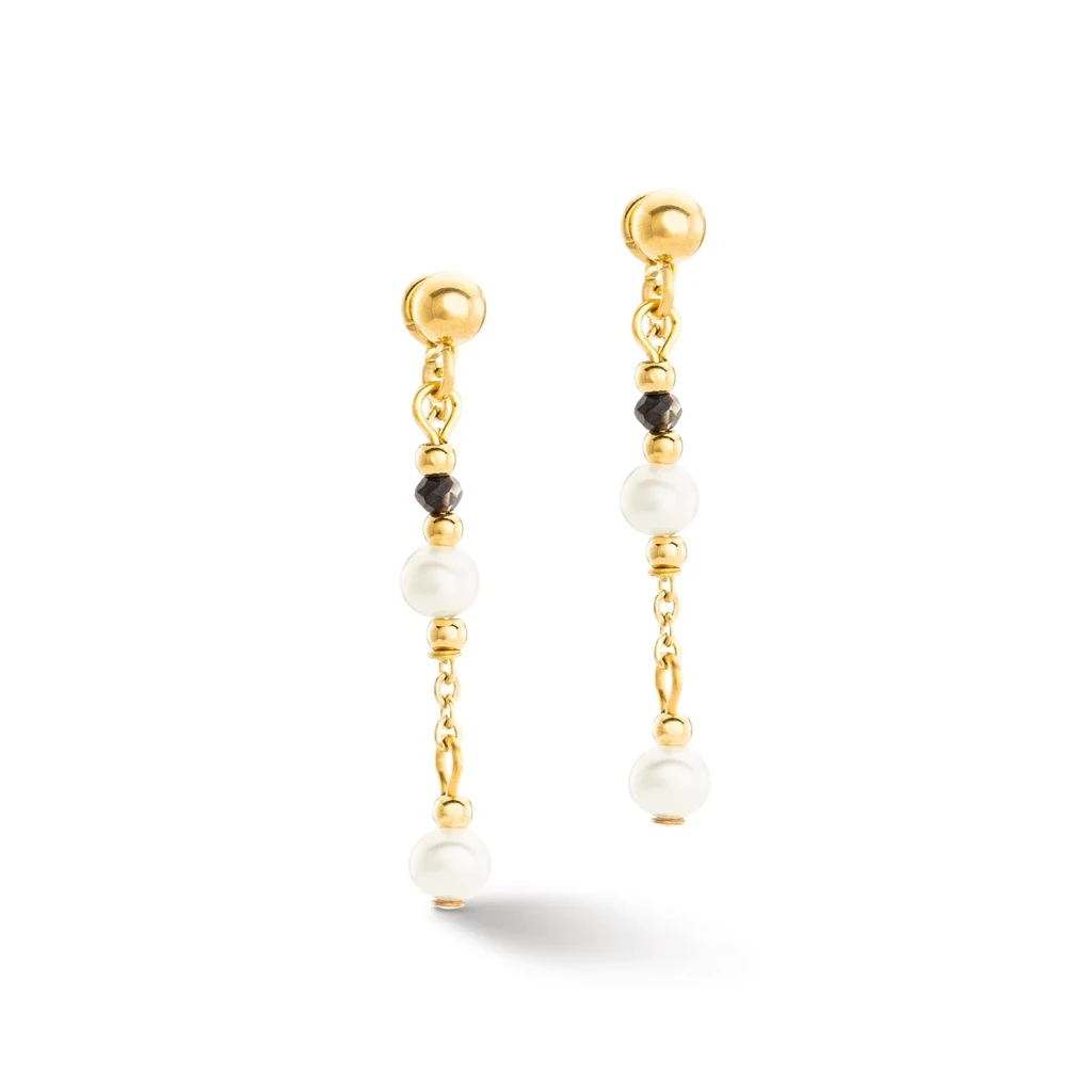 Пусеты Coeur de Lion White-Gold 1118/21-1416