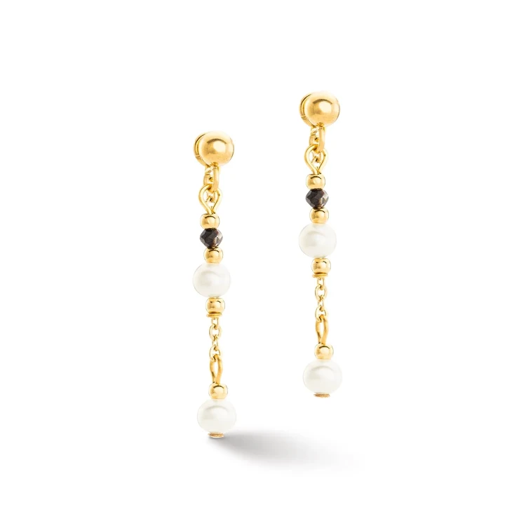 Пусеты Coeur de Lion White-Gold 1118/21-1416