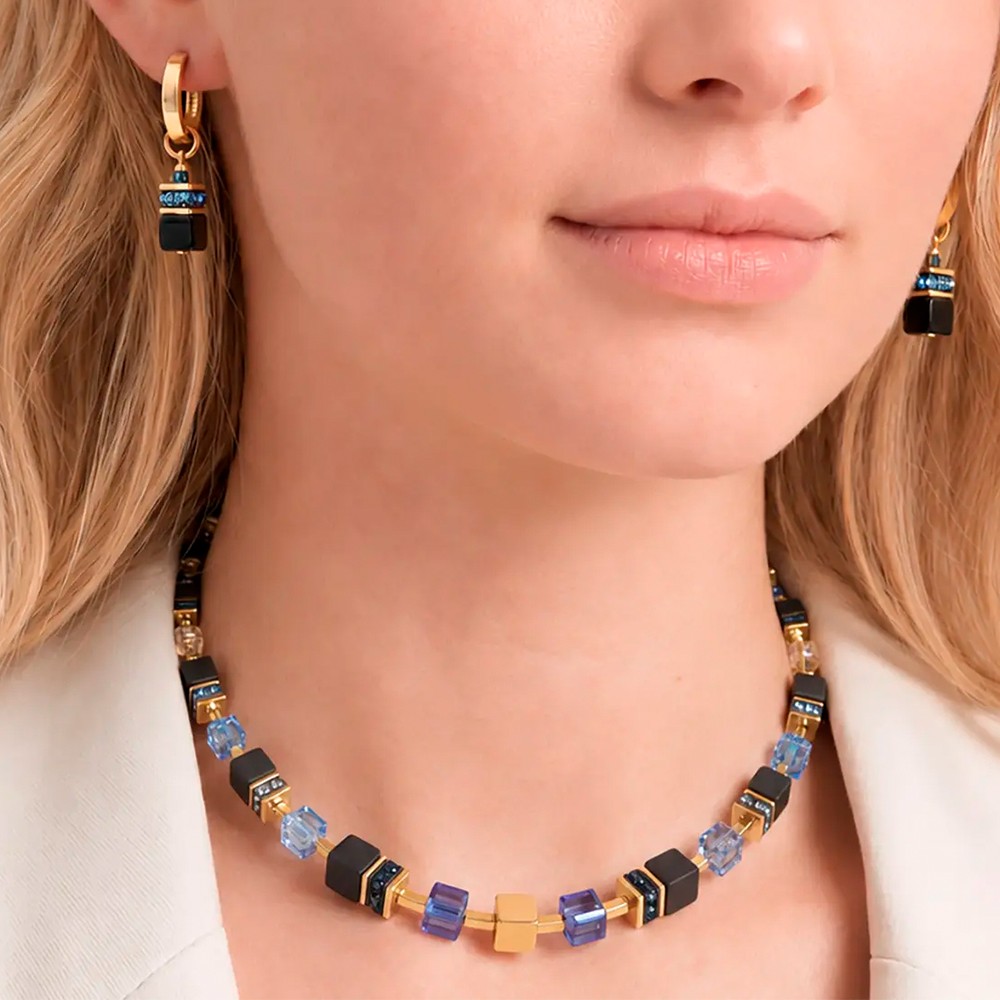 Колье Coeur de Lion Black-Blue 3043/10-1307