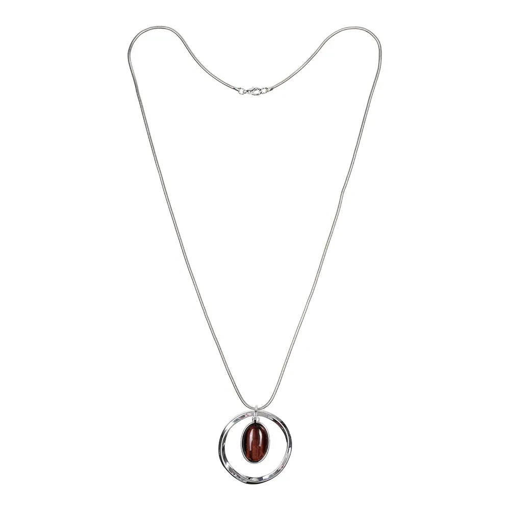 Колье Fiore Luna COFFE AGATE LN5146 BR/S