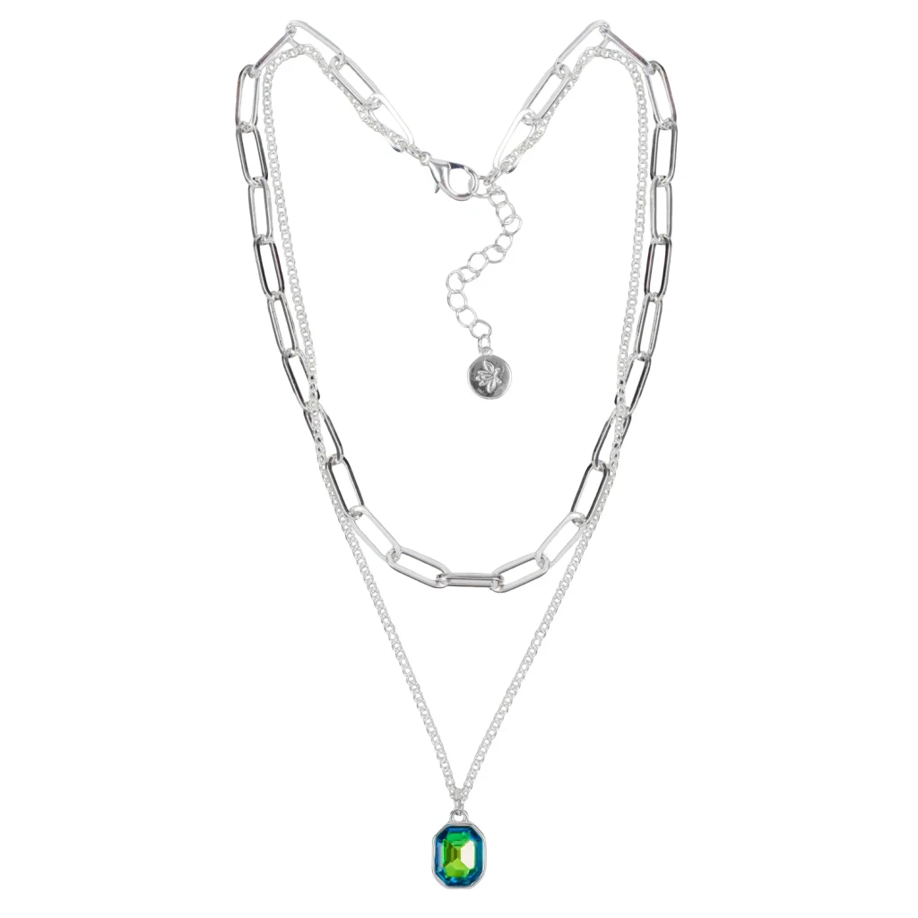 Колье Fiore Luna Virtual Green LN6101 S