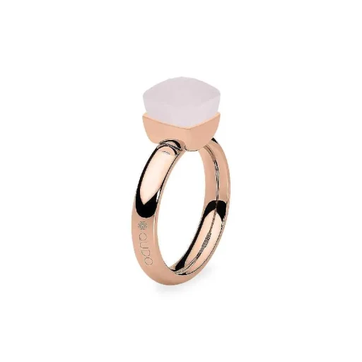 Кольцо Qudo Firenze Dark Rose Opal 18.5 мм 610095 R/RG