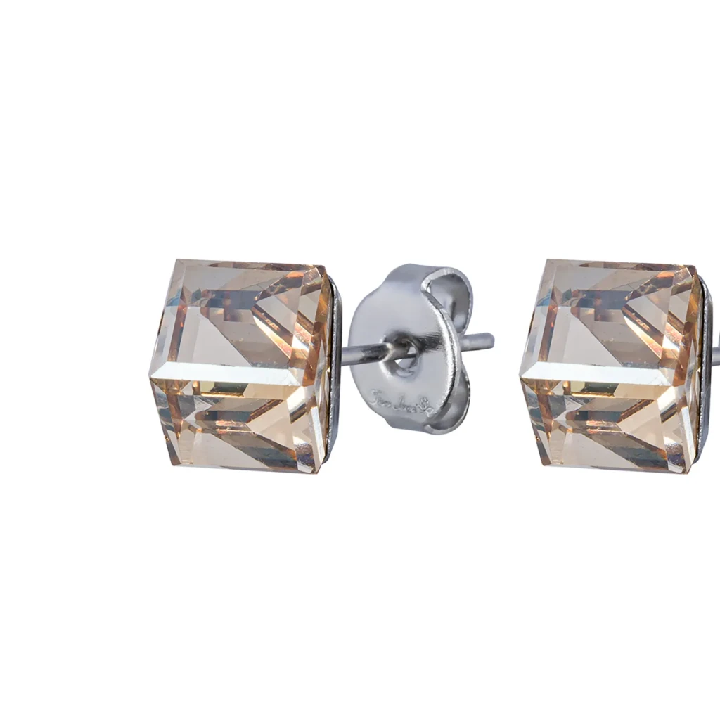 Пусеты Crystal Champagne SWE0127/2 CH S