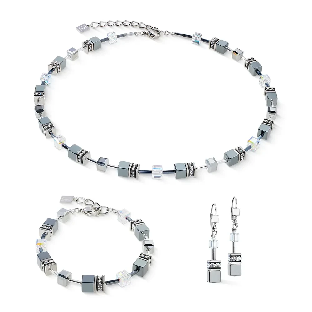 Колье Coeur de Lion Grey-Silver 4015/10-1217
