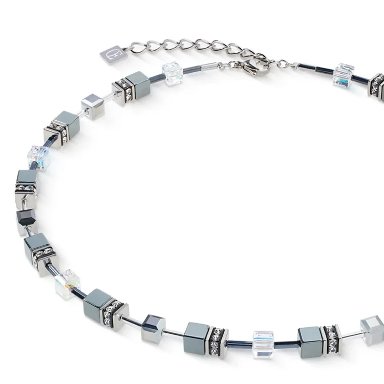 Колье Coeur de Lion Grey-Silver 4015/10-1217