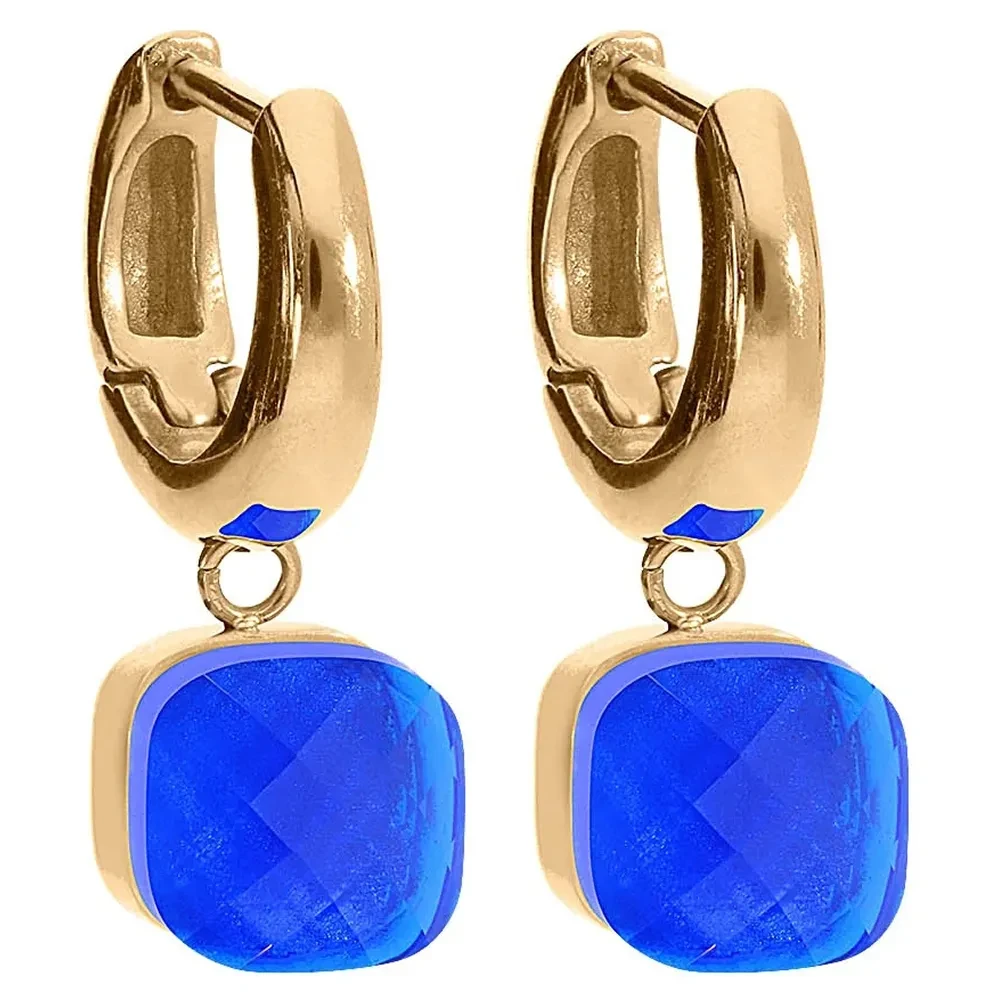 Серьги Qudo FIRENZE (G) Lapis 107001/20-4723